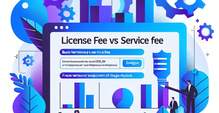许可费 vs 服务费：ERP 收费结构的基本术语解析